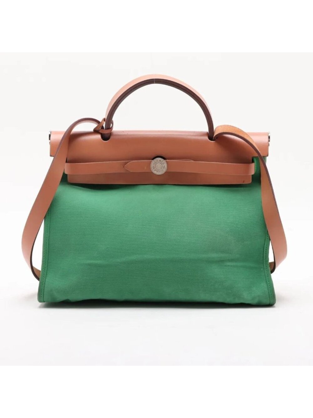 Hermes Herbag Zip PM Leather 2-Way Shoulder Bag Crossbody Hand